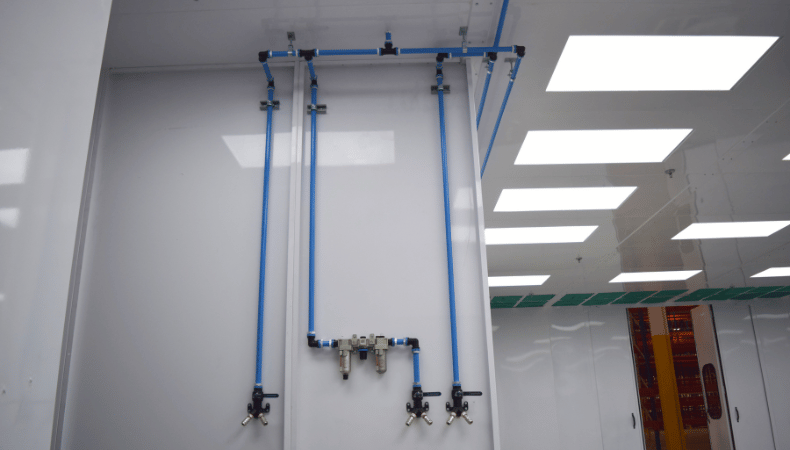 Blue Aluminum Pipe
