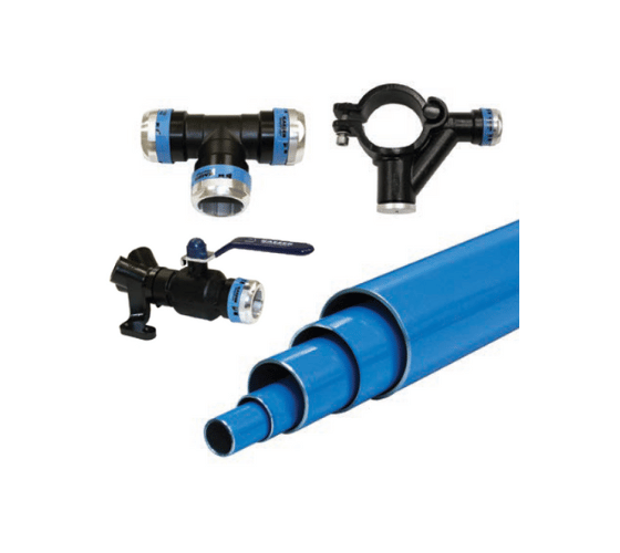Blue Aluminum Pipe