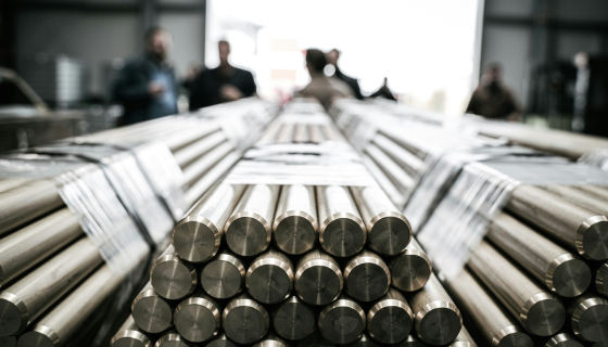 Compressed air being used in Steel Industry