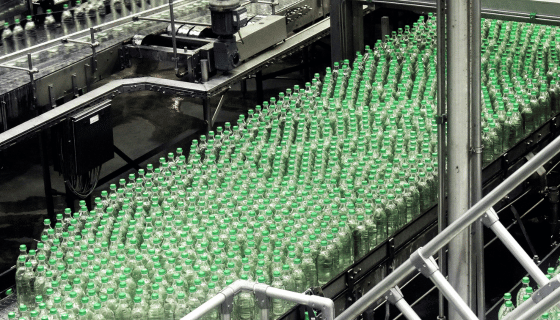 compressed air being used in beverage industry